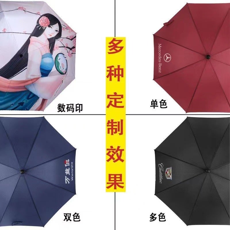 Umbrella Manufacturers Long Handle Straight Golf Umbrella Increase Advertising Gift Umbrella Logo Umbrella Automatic Oversized - Image 3